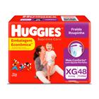 Fralda Roupinha Huggies Supreme Care Tamanho XG Pacote Hiper 48 Fraldas Descartáveis