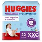 Fralda Roupinha Huggies Tripla Proteção XXG 22 Un