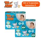 Fralda Tom and Jerry HIPER kit com 2 pacotes