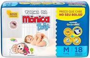 Fralda Turma Da Mônica Baby Jumbinho Tamanho M com 18 Unidades - ONTEX