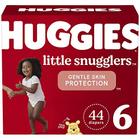 Fraldas de bebê Tamanho 6 (35+ lbs), 44ct, Huggies Little Snugglers