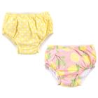 Fraldas de natação Hudson Baby, unissex, rosa, limões de 6 a 12 meses x2