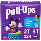 Fraldas de Treino Potty Pull-Ups Boys 2T-3T (7-15 kg) - Pacote com 124 Unidades