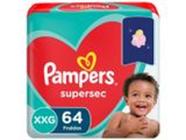 Fraldas Descartáveis Pampers Supersec (Jumbo) Tam. XXG - 64 Fraldas - BARATO