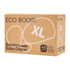 Fraldas ECO BOOM Viscose de bambu tamanho 5 (XL) 12-17 kg 48u