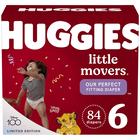 Fraldas Huggies Little Movers Tamanho 6 (16+kg) 84 unidades