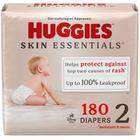 Fraldas Huggies Skin Essentials tamanho 2 (5-8 kg) 180 unidades