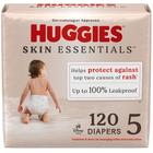 Fraldas Huggies Skin Essentials tamanho 5 para bebês (12-17 kg) x120