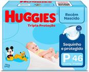 Fraldas Huggies Tripla Proteção P 46