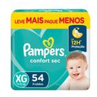 Fraldas Pampers Confort Sec Bag XG 54 Unidades