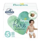 Fraldas Pampers Pure Protection, tamanho 5, 88 unidades - Di