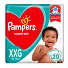 Fraldas Pampers Supersec XXG 20 Unidades