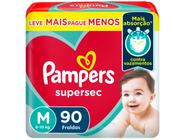 Fraldas Pampers Supersequinha Tam. M 6 a 10kg 90 Unidades