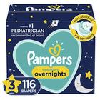 Fraldas Pampers Swaddlers Overnights Tam 3 com 116 unidades (Embalagem Pode Variar)