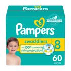 Fraldas Pampers Swaddlers Tamanho G (8) - Ultramacias - Pacote com 60 Unidades