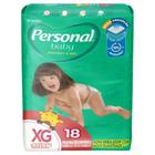 Fralda Personal Baby Protect & Sec Tamanho XXG com 16 Fraldas