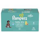 Fraldas Tamanho 4, 92 Contagem - Pampers Baby Dry Descartáve Baby Fraldas, Super Pack