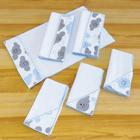 Fraldinhas de Boca e Ombro Bebê Kit Combo Enxoval de Maternidade com 6 Unidades