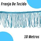 Franja De Tecido Azul Turquesa - 5Mm Rolo Com 10 Metros - Nybc