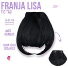 Franja Falsa Aplique Tic Tac De Fibra Organica Premium - Importada - Sem Brilho Excessivo