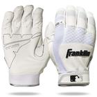 Franklin Sports 20965F5 Shok-Sorb X Luvas de Rebatedor, Branco/Branco, Adulto X-Large