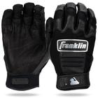 Franklin Sports MLB Batting Gloves - CFX Pro Chrome Adulto + Youth Batting Luvas Par - Luvas de Rebatida de Beisebol + Softball - Preto - Adulto X Grande