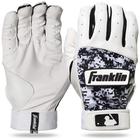 Franklin Sports MLB Digitek Baseball Batting Luvas - Cinza / Branco / Preto Digi - Juventude Pequena