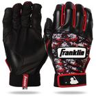 Franklin Sports MLB Digitek Baseball Batting Luvas - Cinza / Red Digi - Juventude Pequena