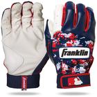 Franklin Sports MLB Digitek Baseball Batting Luvas - Navy/Red Camo - Adulto Grande