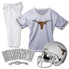 Franklin Sports NCAA Texas Longhorns Kids College Football Uniform Set - Youth Uniform Set - Inclui Jersey, Capacete, Calças - Jovem Médio