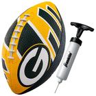 Franklin Sports NFL Greenbay Packers Football - Futebol Juvenil - Mini 8.5" Rubber Football - Perfeito para Crianças - Logotipos e Cores da Equipe!