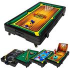 Franklin Sports Table Top Sports Game Set - 5-em-1 Sports Center Jogos de Esportes em Recinto Coberto - Futebol de Mesa, Basquete, Hóquei, Boliche + Piscina