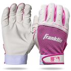 Franklin Sports Youth Teeball Batting Gloves - Youth Flex - Luvas de Rebatida para Crianças para Teeball, Beisebol, Softball - Rosa / Branco - Extra Pequeno