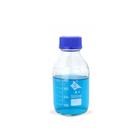 Frasco 500mL Reagente Boro 3.3 Vidro Tampra Rosca Azul Graduado