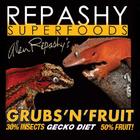 Frasco de 240 ml Gecko Diet Repashy SuperFoods Grub N' Fruit