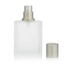 Frasco de vidro fosco Enslz Atomizador de perfume spray recarregável Frasco de perfume vazio para homens e mulheres (50ml)