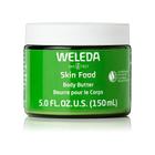 Frasco de vidro sustentável Body Butter Weleda Skin Food 150ml