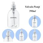 Frasco Sabonete Líquido Álcool Gel Saboneteira 390ml Válvula Pump Dispenser Dompel