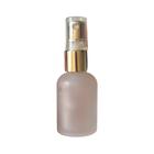 Frasco Spray De Vidro Rosa Claro Com Dourado 30ml Com Tampa