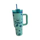 Frasco Térmico de Aço Inoxidável 40oz Disney Stitch - Copo para Viagens e Esportes