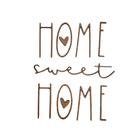Frase Home Sweet Home solto