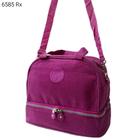 Frasqueira Necessaire Lancheira Bolsa Térmica com 2 Compartimentos Fitness Marmita Academia Viagem 6585