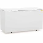 Freezer/Conservador Horizontal 1,65m 2 Tampas Cegas 532L GHBS-510 Branco Gelopar - Rodízios + Silenciador de Ruído e Temperatura -16C a -20C