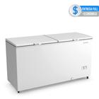 Freezer Horizontal 543 Litros MetalFrio Chest Dupla Ação Branco Bivolt - DA550IFT00