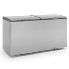 Freezer Horizontal GHBS-510TI Tipo Inox - 2 Tampas 532 Litros -16º a -20ºC - Gelopar