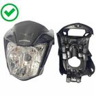 Frente Farol Titan 160 2022 Carenagem + Suporte Cinza 200293 - PLASMOTO