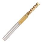 Fresa Raiada Dupla 1/8 x 2mm C/ Banho Tin,Router Cnc Pcb Mdf