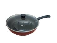 Frigideira Antiaderente Com Tampa De Vidro Grande Revestida com Teflon