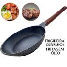 Frigideira Cerâmica Indução/gás Frita Sem Óleo Antiaderente Cozinha Facil limpeza