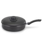 Frigideira com Tampa em Alumínio Preto e Revestimento Antiaderente 20cm 1,3L - Nacional Alumínio